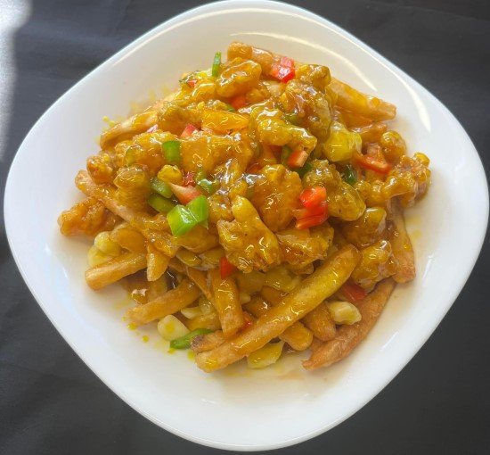 Pineapple Chicken Poutine